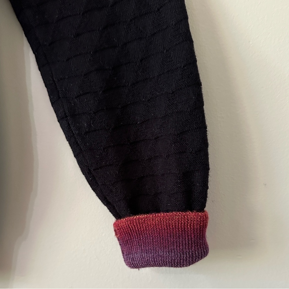 Robert Graham Geometric Classic Fit Wool Crew Neck Sweater - Picture 5 of 6